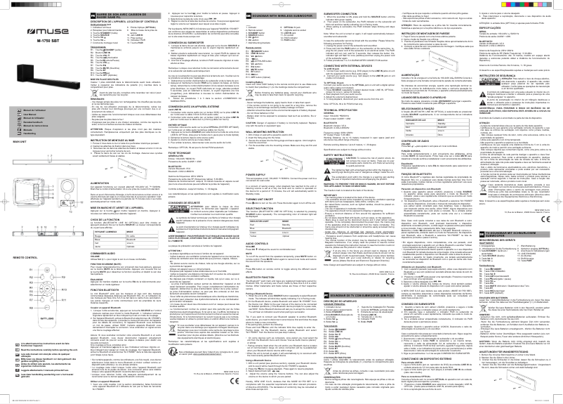First page image of the manual for M-1750 SBT