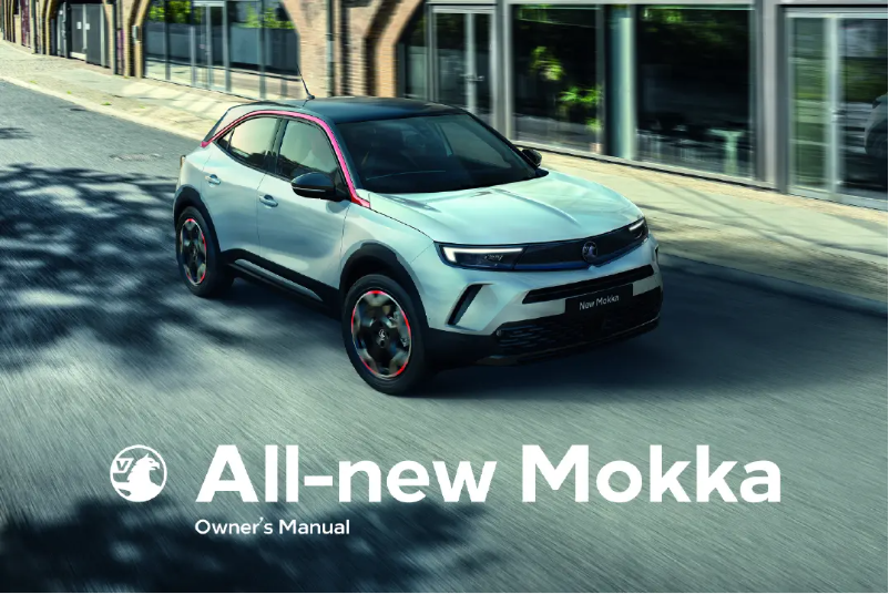 First page image of the manual for Mokka Electric (2023)