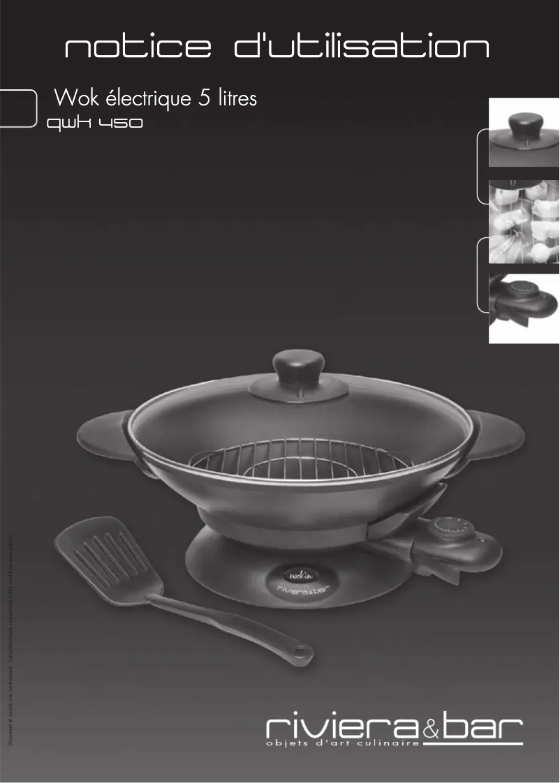 First page image of the manual for QWK450