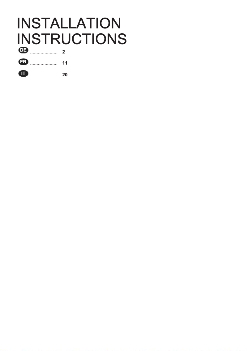 First page image of the manual for GHL346WE