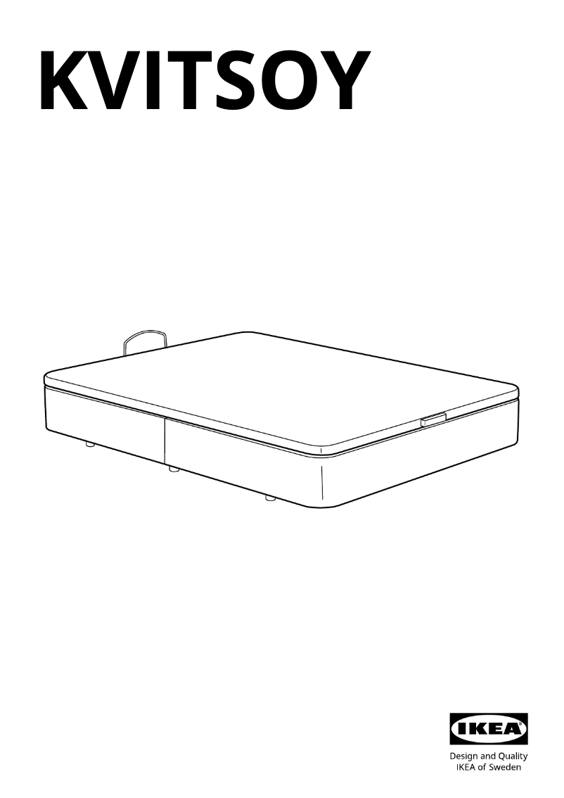 Page 1 of the manual User Manual Ikea KVITSÖY 404.486.54