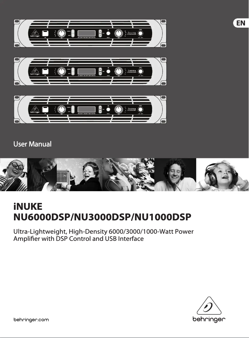 First page image of the manual for iNuke NU1000DSP