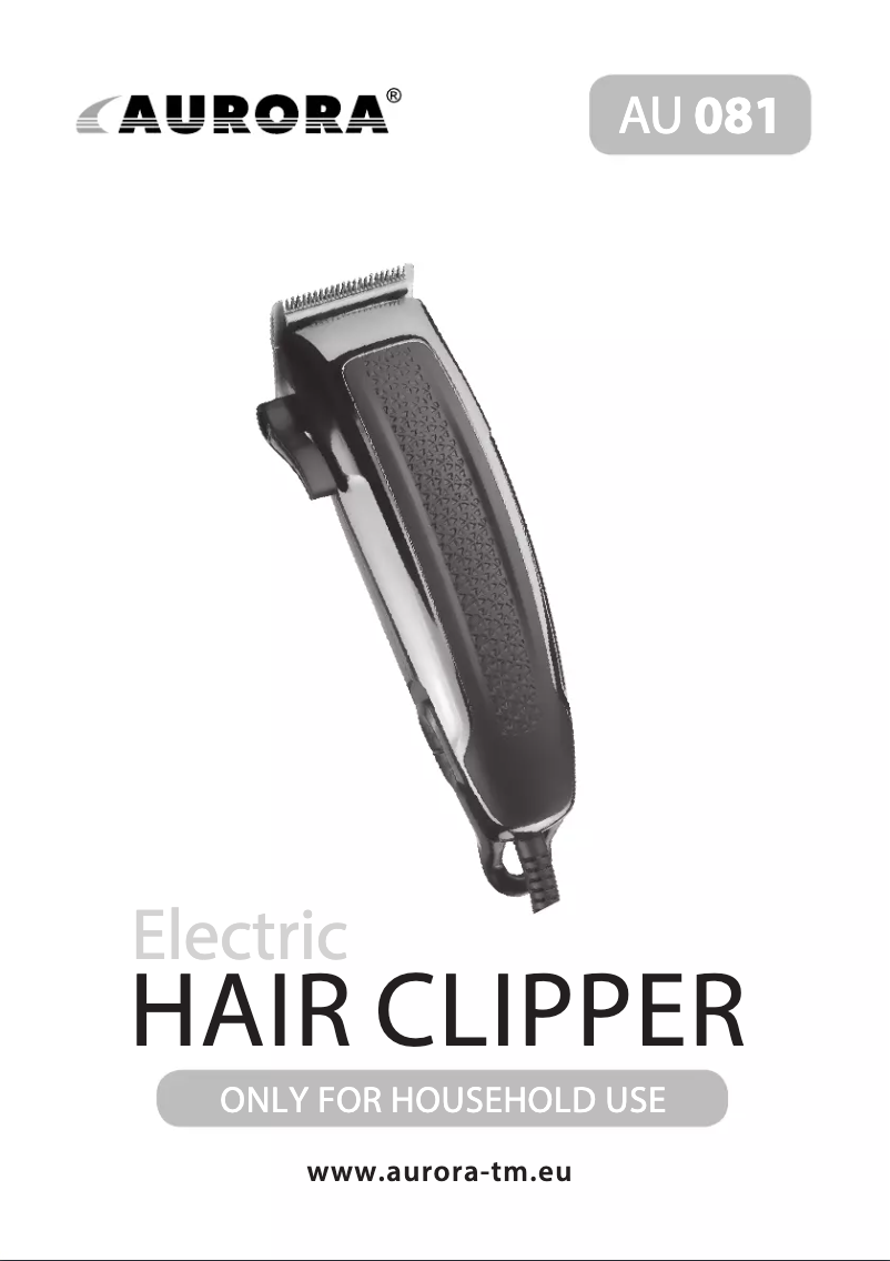 First page image of the manual for AU 081