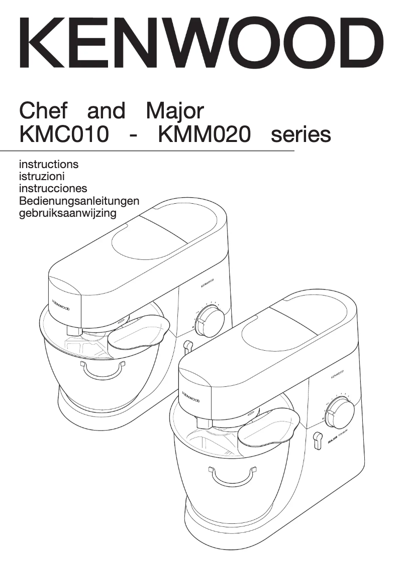 First page image of the manual for KMC013