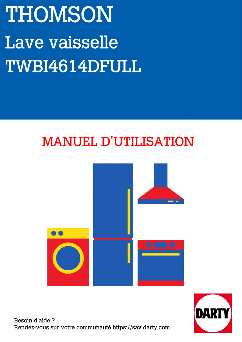 Page 1 of the manual User Manual Thomson TWBI4614DFULL