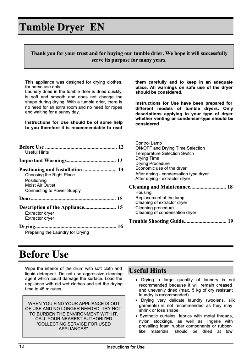 First page image of the manual for WT840