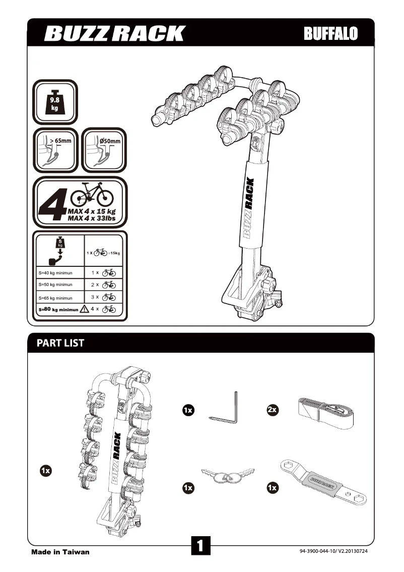 First page image of the manual for Buffalo 4
