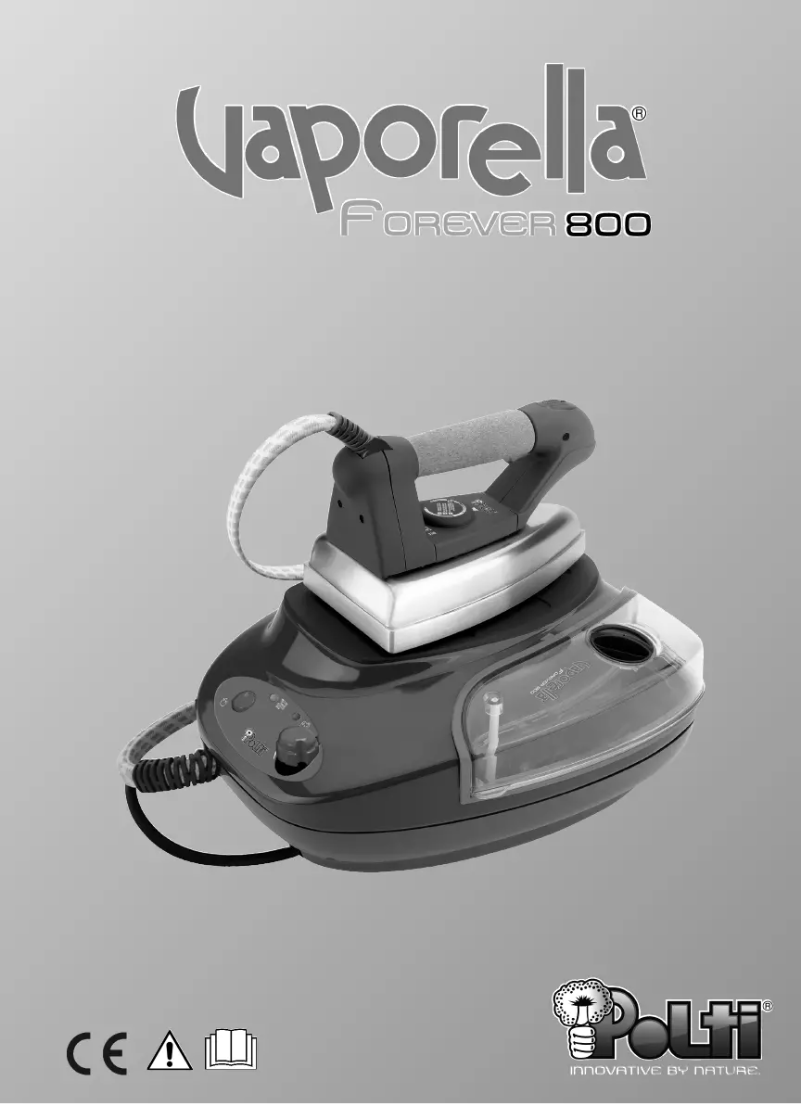 Page 1 of the manual User Manual Polti Forever 800