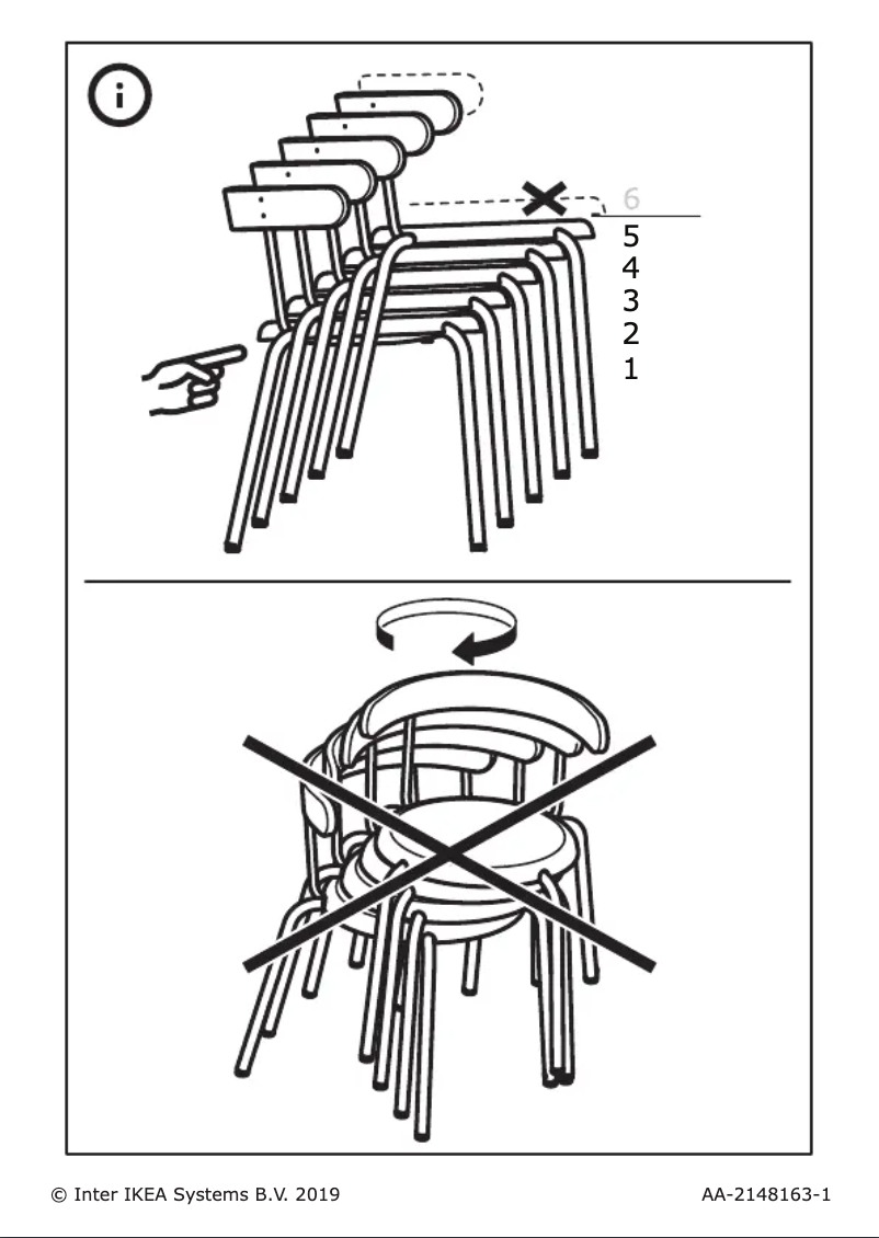 Page 1 of the manual User Manual Ikea YNGVAR 604.176.37