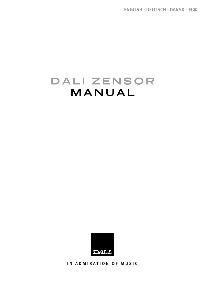 First page image of the manual for Zensor Pico Vokal