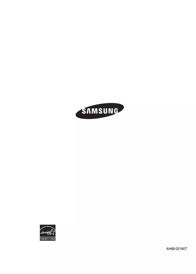 Page 1 of the manual User Manual Samsung MM-DG35