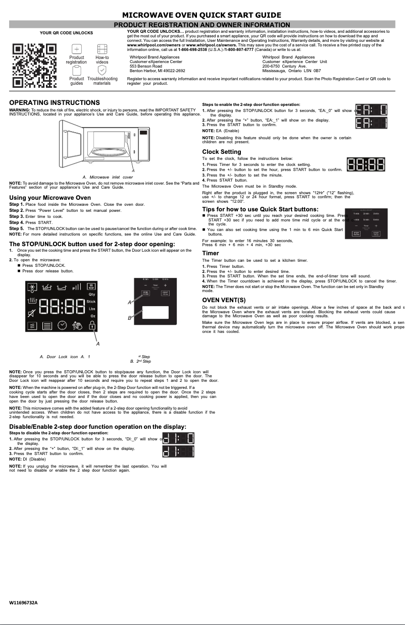 First page image of the manual for UMCS5022RZ