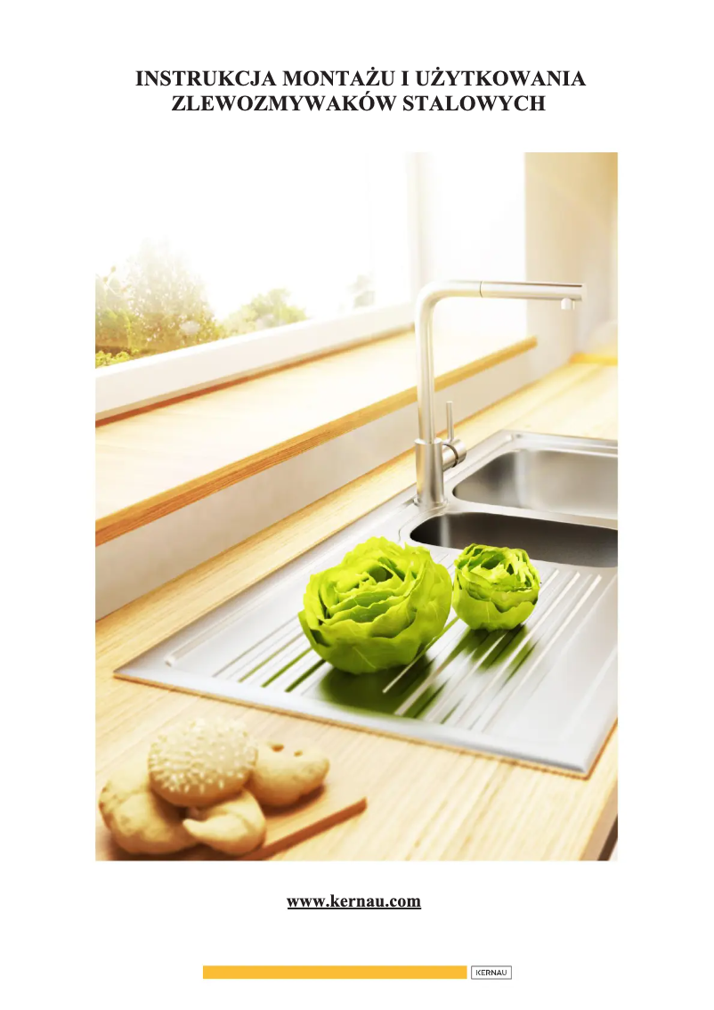 First page image of the manual for KSS U 60 1B SS SMOOTH