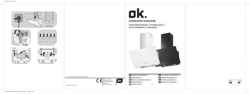 First page image of the manual for OHO6321W