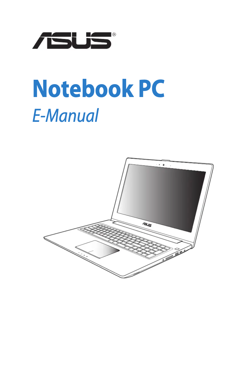 Page 1 of the manual User Manual Asus ZenBook Prime UX51VZ