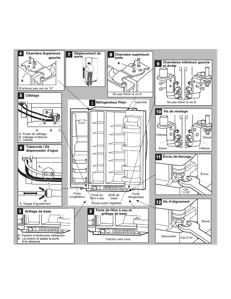 Page 1 of the manual Installation Guide Whirlpool WRS311SDH