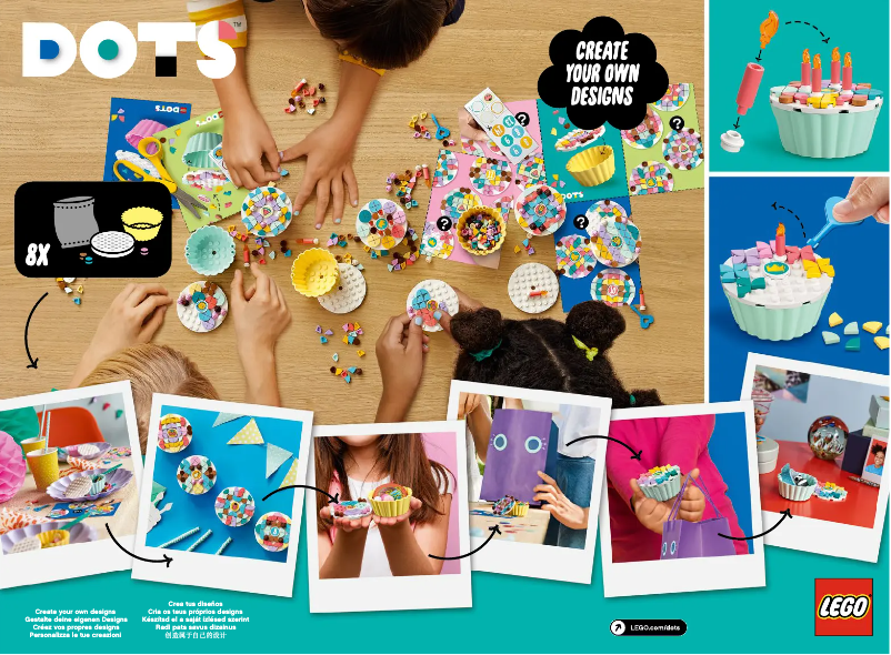 Page 1 of the manual Visual Instructions Lego DOTS 41926