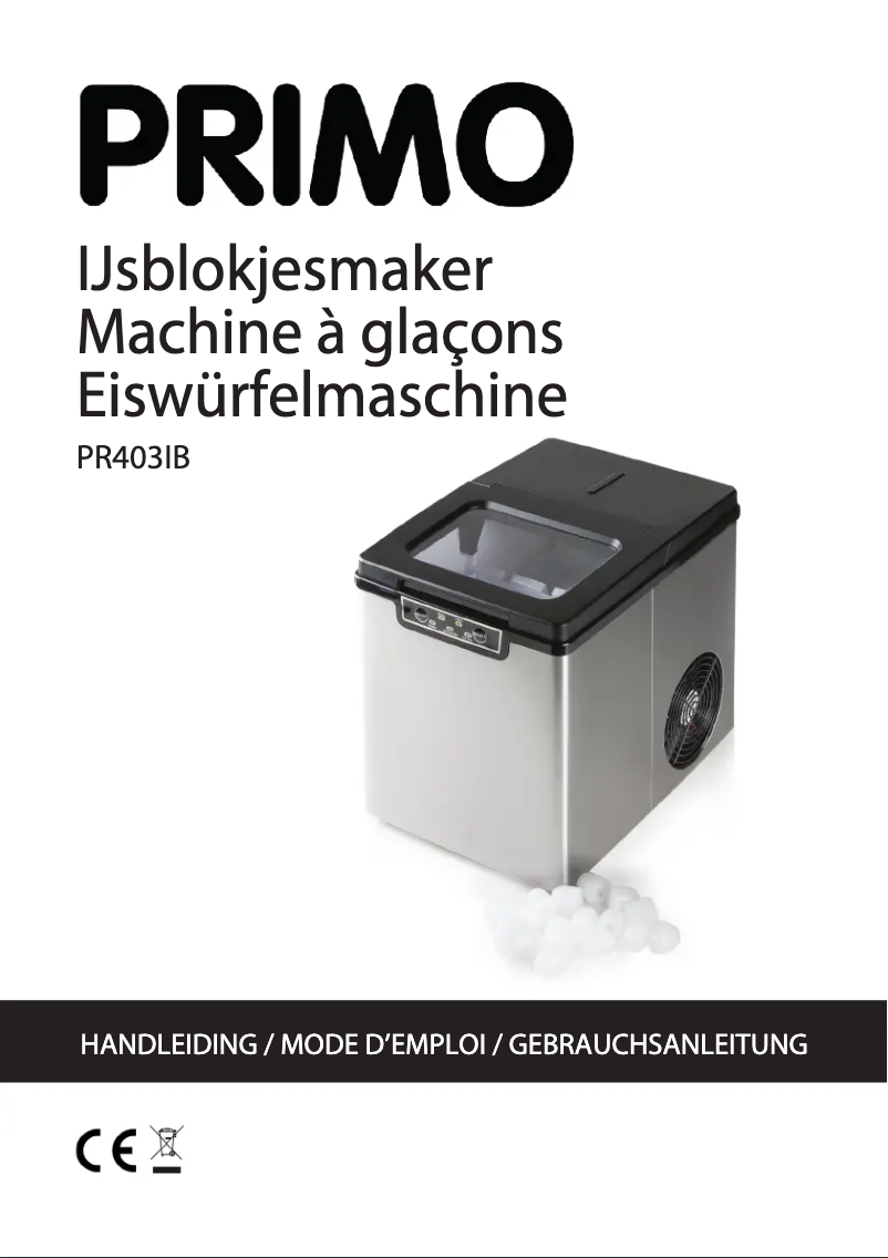 Page 1 of the manual User Manual Primo PR403IB