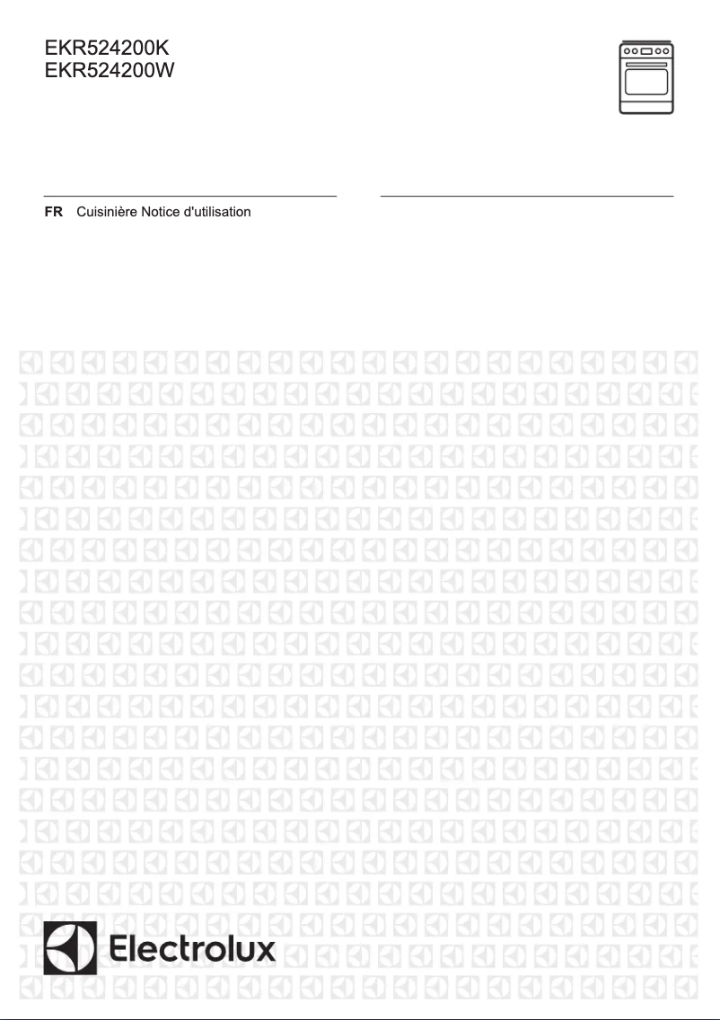 First page image of the manual for EKR524200K