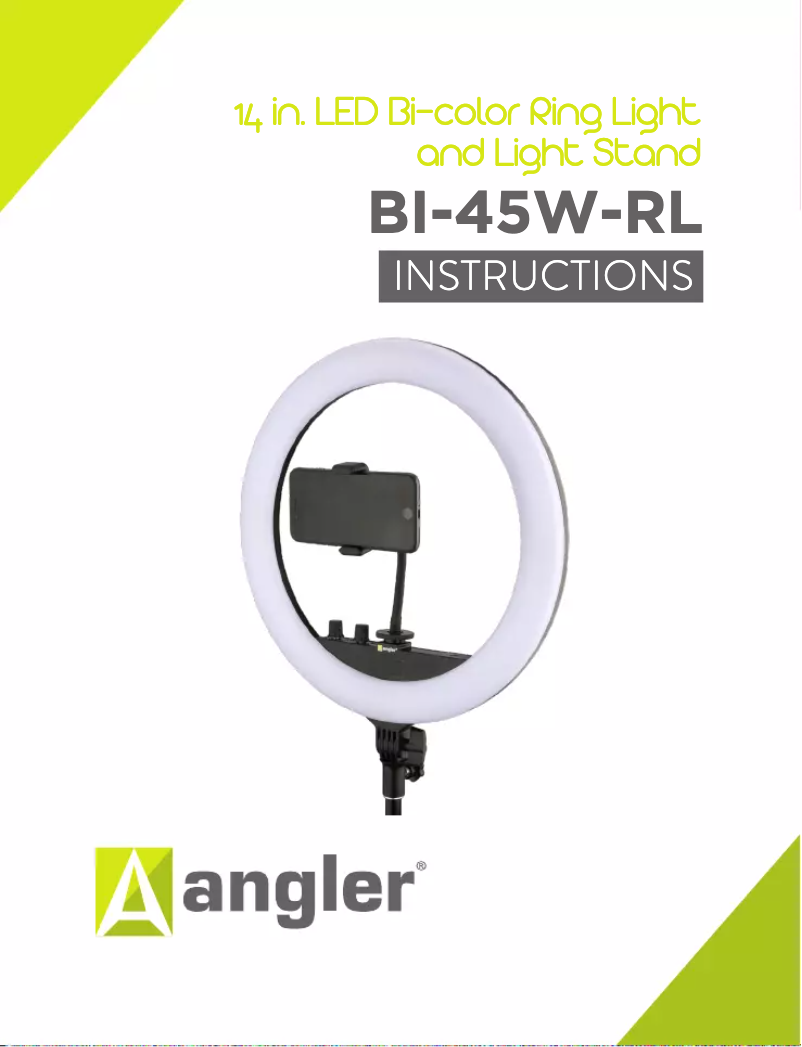 First page image of the manual for BI-45W-RL