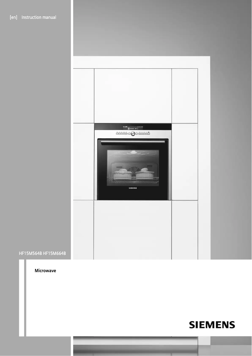 Page 1 of the manual Use and Maintenance Manual Siemens HF15M664B