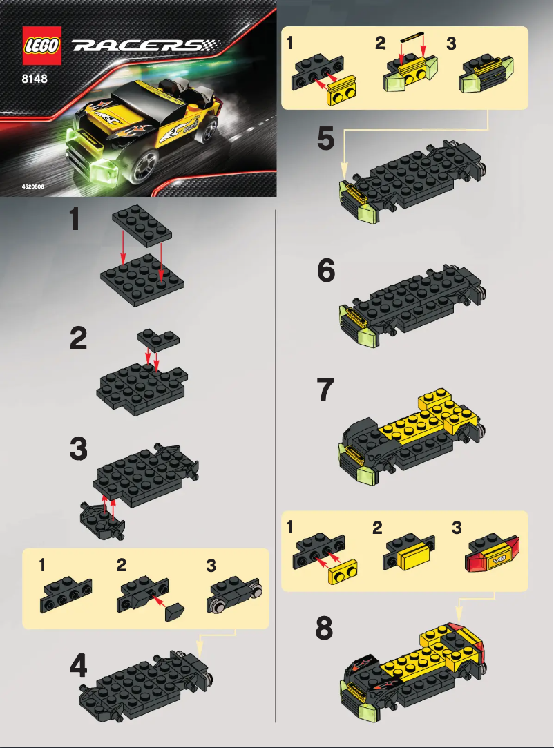 Page 1 of the manual User Manual Lego Markant Racers Bundle