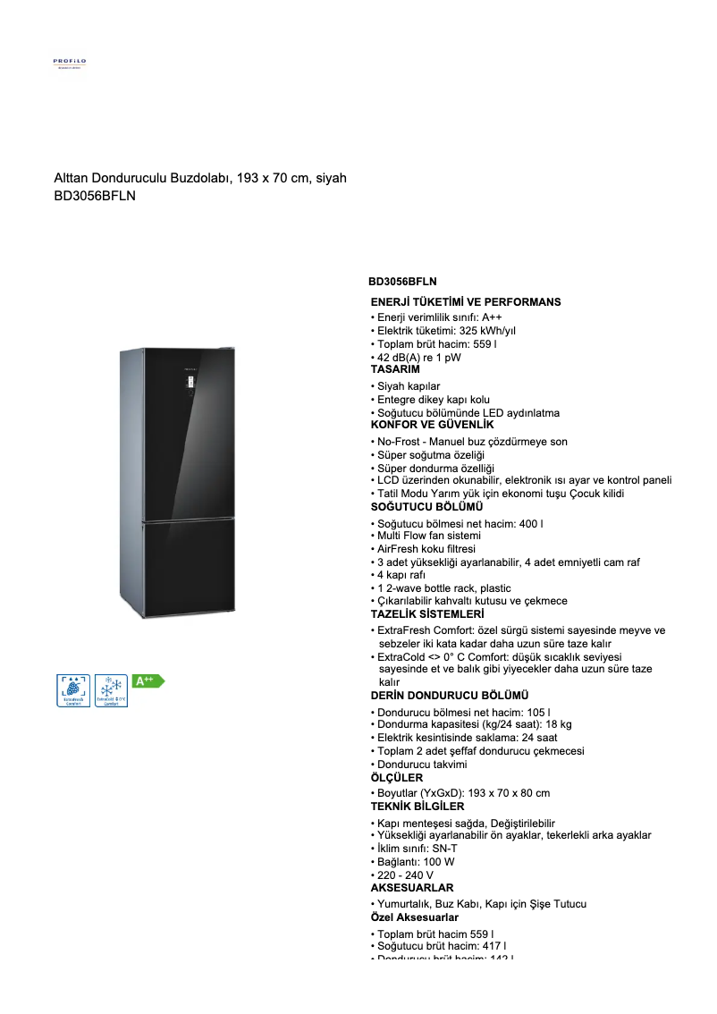 First page image of the manual for BD3056BFLN