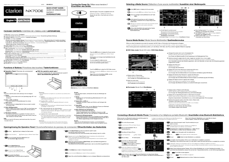 Image de la première page du manuel de l'appareil NX700E