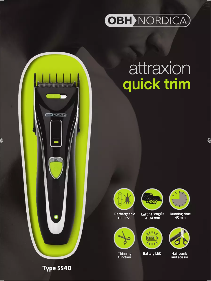 First page image of the manual for Attraxion Quick 5540