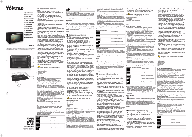 First page image of the manual for OV-3640