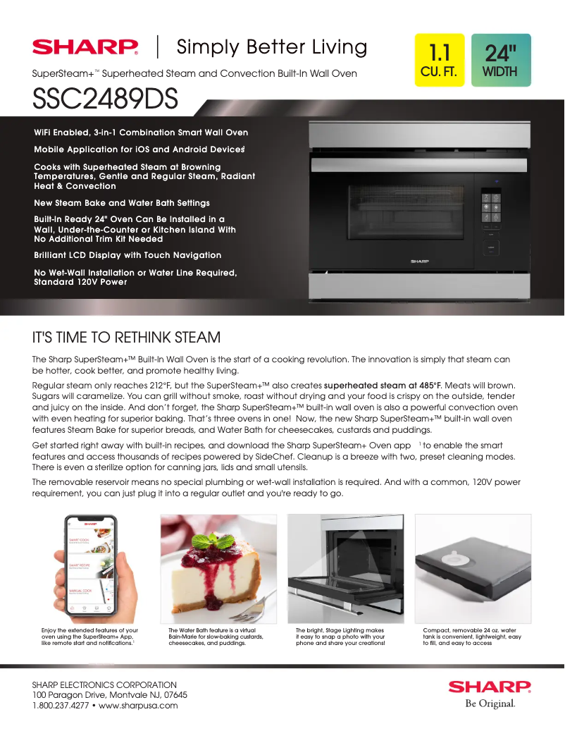 First page image of the manual for SSC2489DS