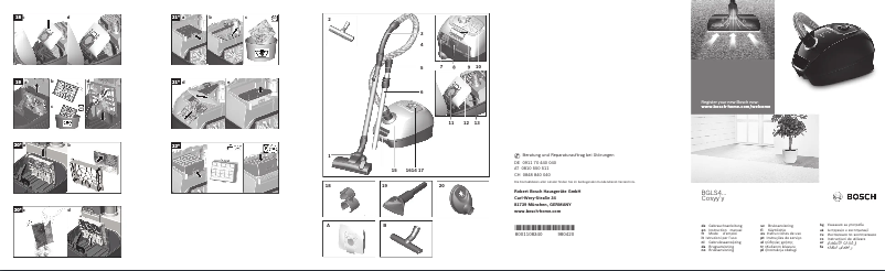 First page image of the manual for BGLS4S4A