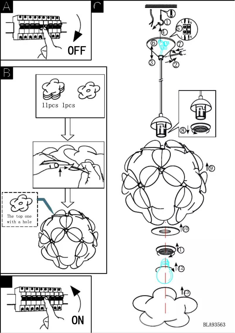 Page 1 of the manual User Manual Eglo Altovia