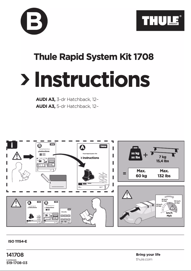 First page image of the manual for Rapid System Kit 1708