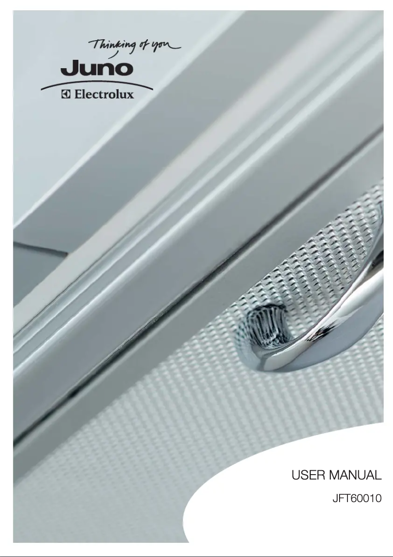 Page 1 of the manual User Manual Juno Electrolux JFT60010W