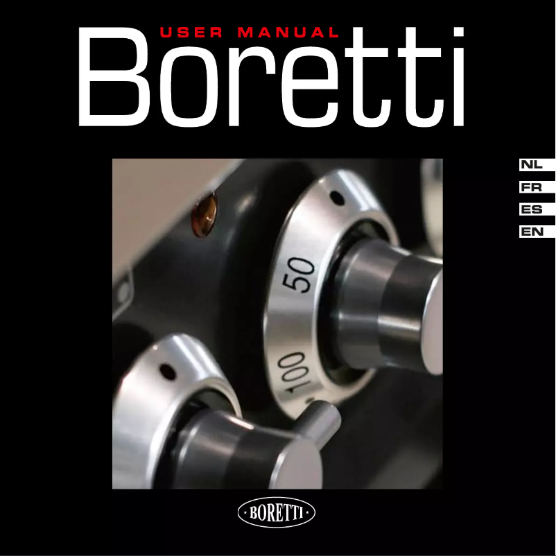 Page 1 of the manual User Manual Boretti VP 64 IX