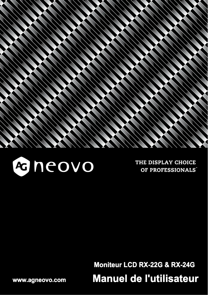 First page image of the manual for RX-24G