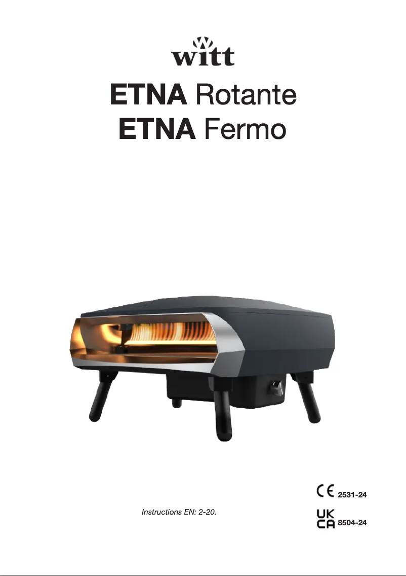 First page image of the manual for ETNA Fermo