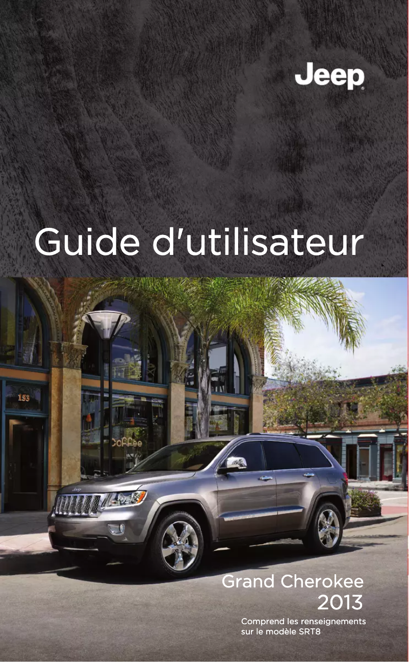 Page 1 of the manual User Manual Jeep Grand Cherokee (2013)