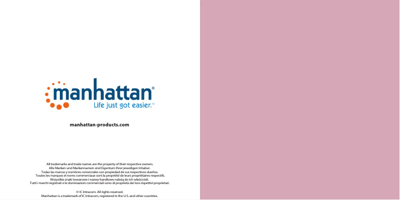 First page image of the manual for 178310