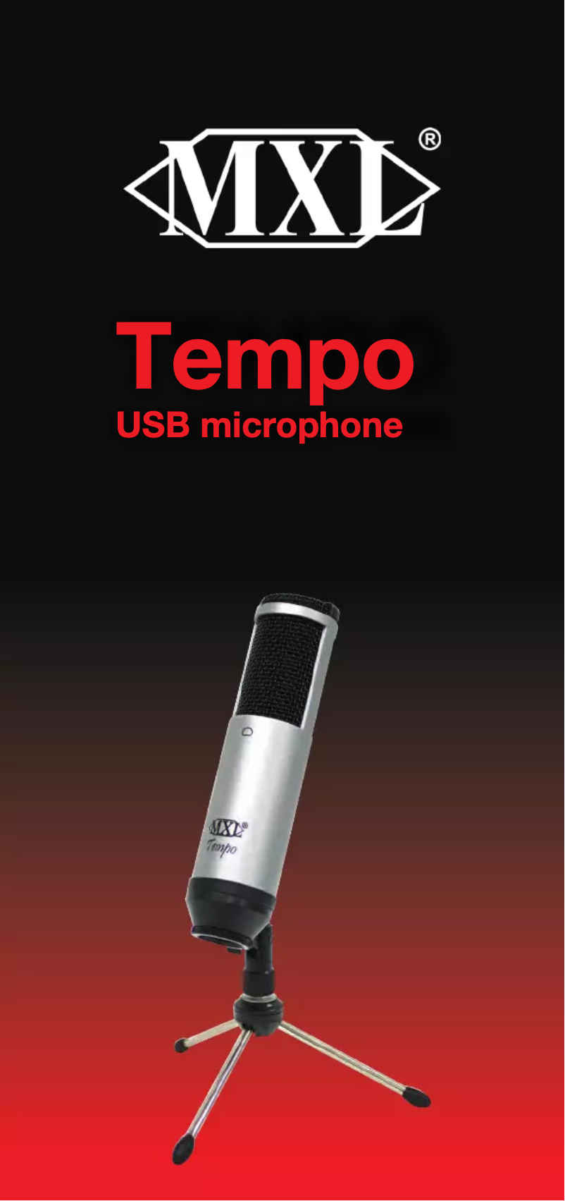 Page 1 of the manual User Manual MXL Tempo SK