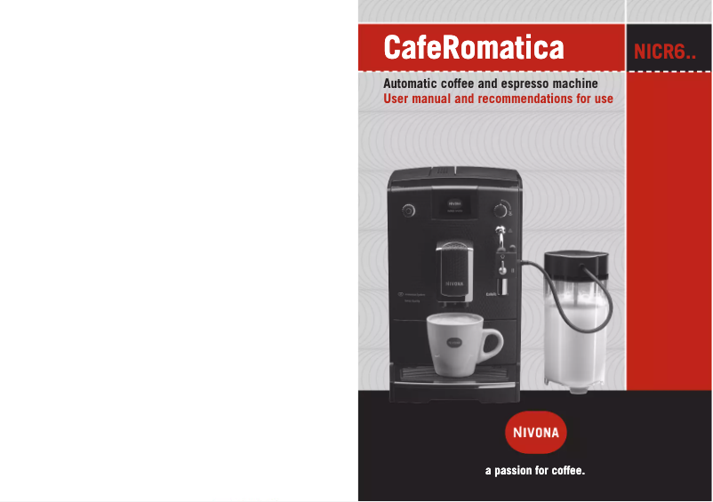 First page image of the manual for CafeRomatica 660