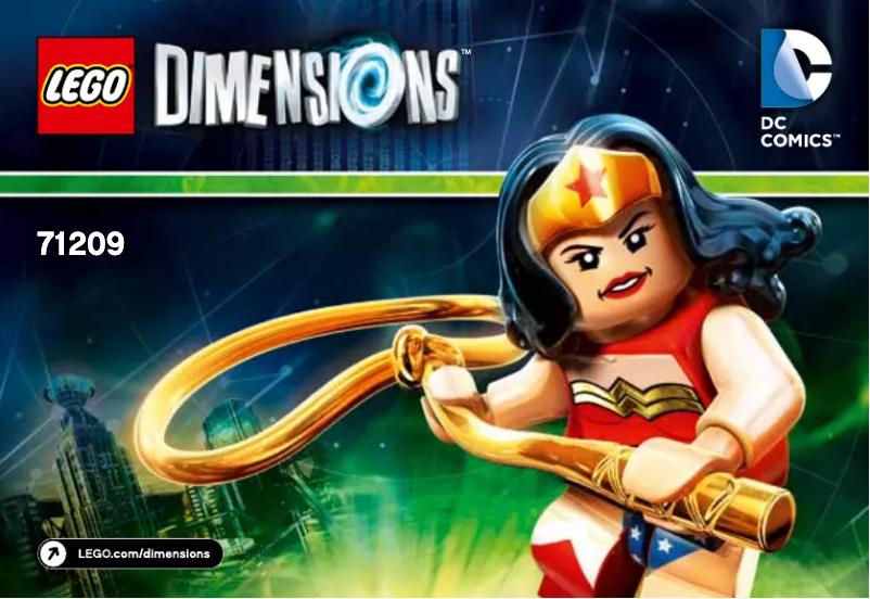Image de la première page du manuel de l'appareil LEGO Dimensions Fun Pack - Wonder Woman