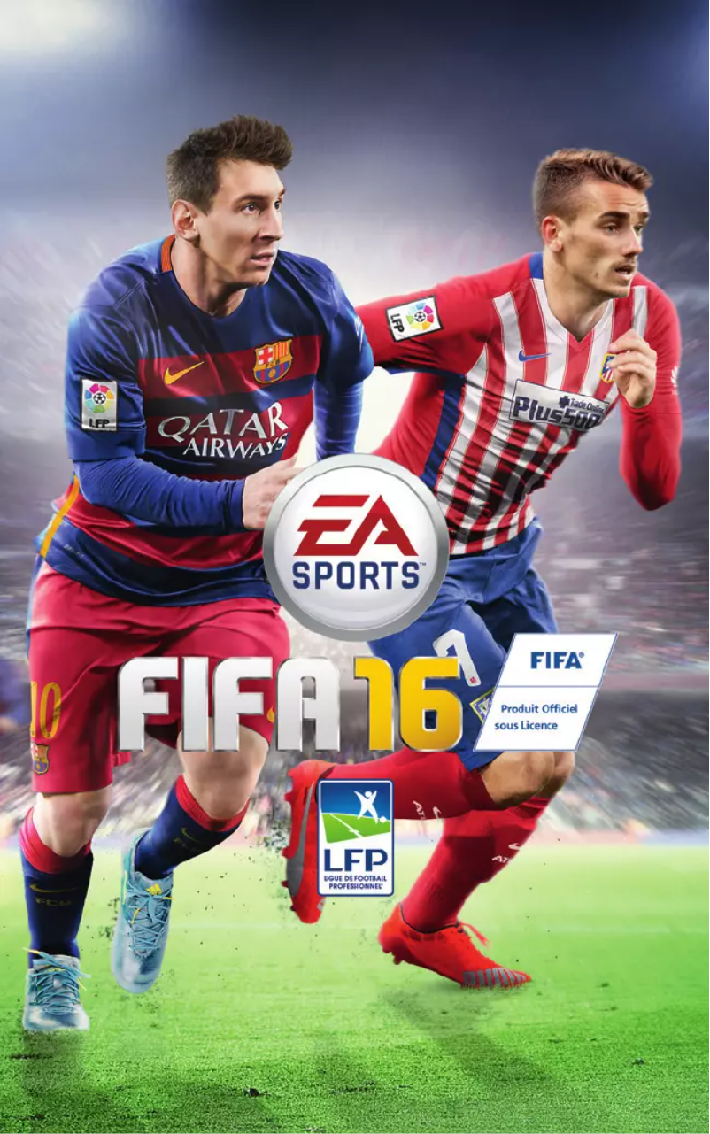 Image de la première page du manuel de l'appareil Fifa 16 (Playstation 3)