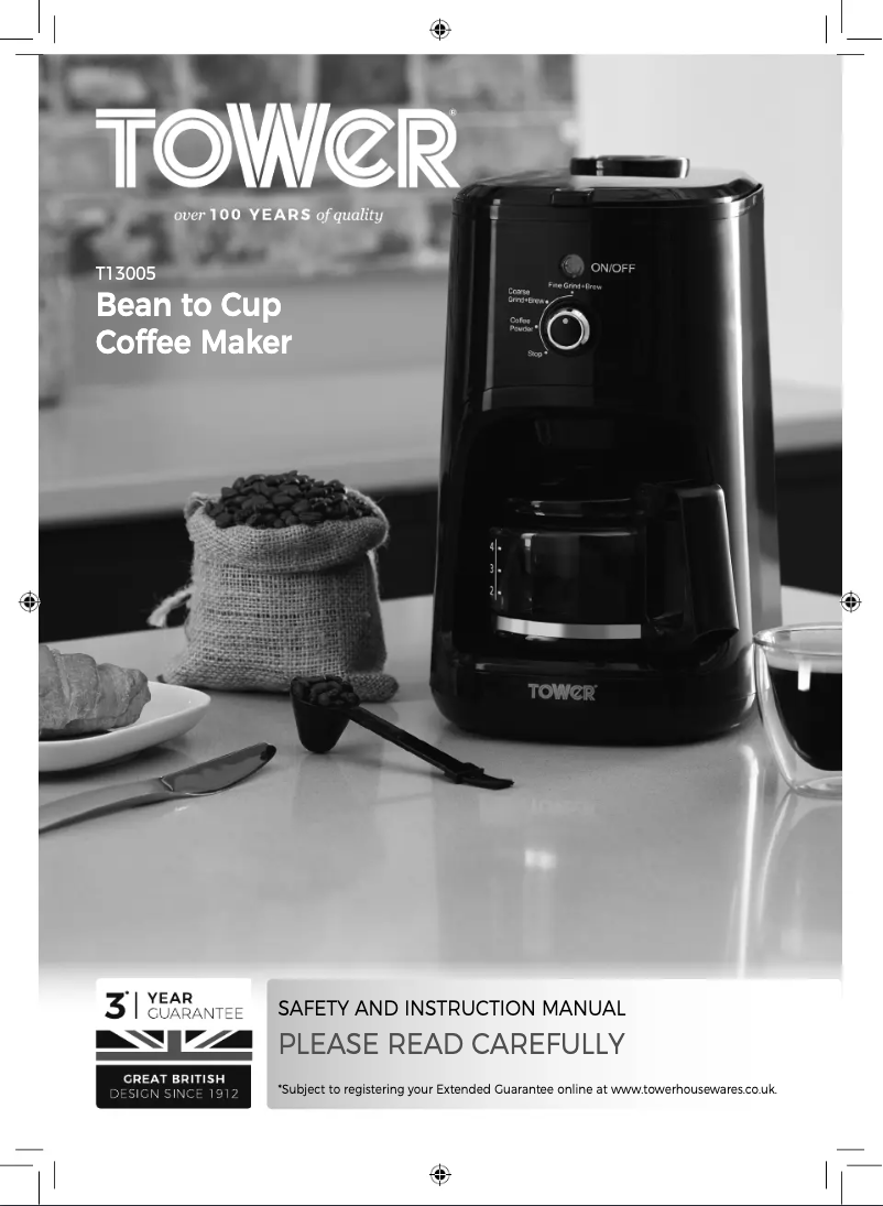 Image de la première page du manuel de l'appareil T13005