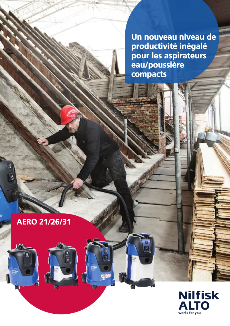 Page 1 of the manual Brochure Nilfisk Aero 31