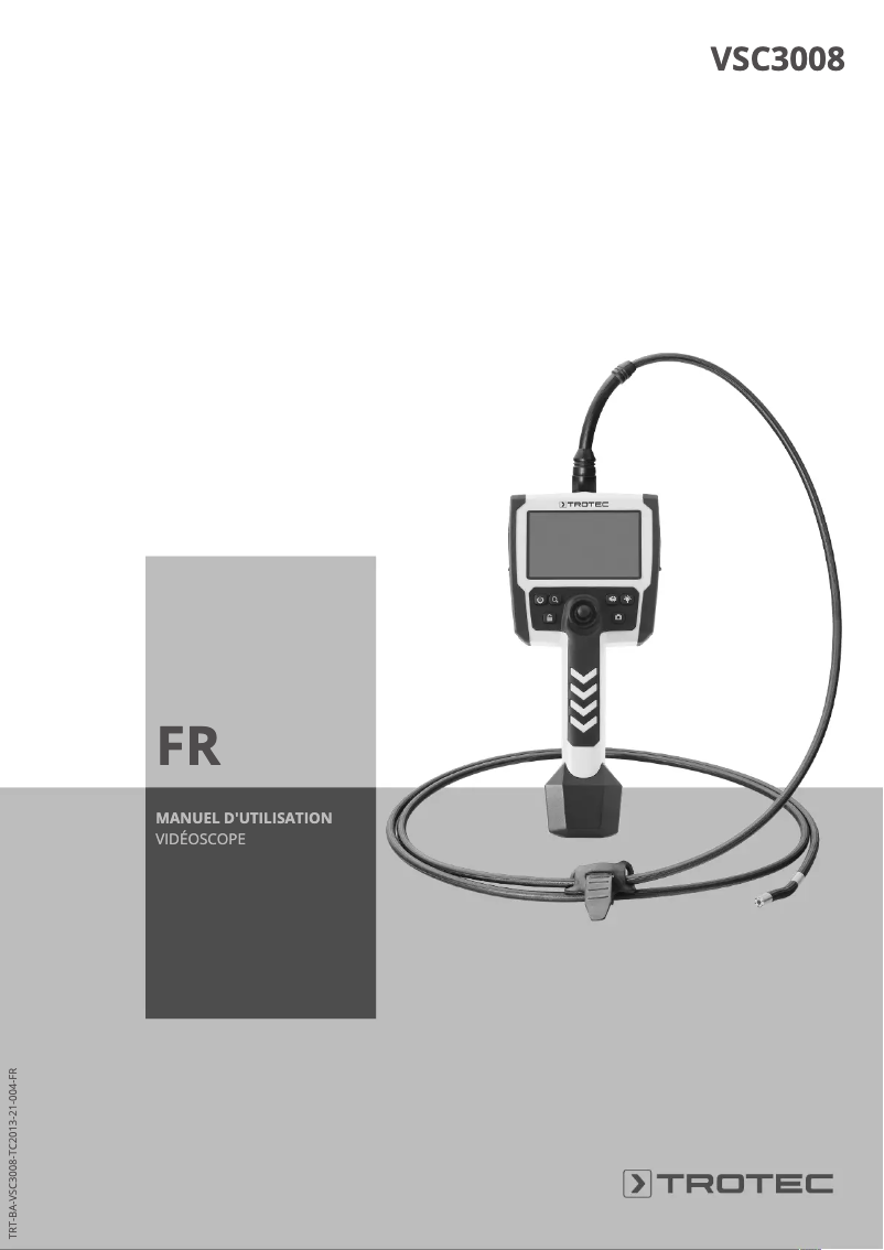 First page image of the manual for VSC3008