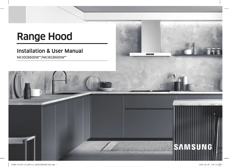 Page 1 of the manual User Manual Samsung NK30CB600W12