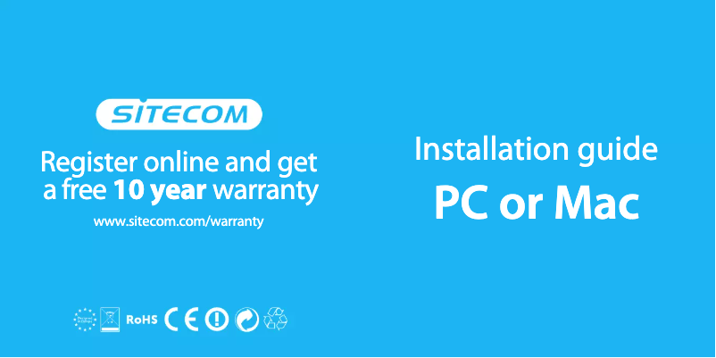 Page 1 of the manual User Manual Sitecom LN-555FR