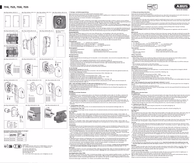First page image of the manual for 7535